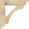 Ekena Millwork Legacy Traditional Rough Sawn Bracket w/ Offset Brace, Douglas Fir, 6"W x 24"D x 24"H BKT0604X24X24LEC01RDF - alternate 2
